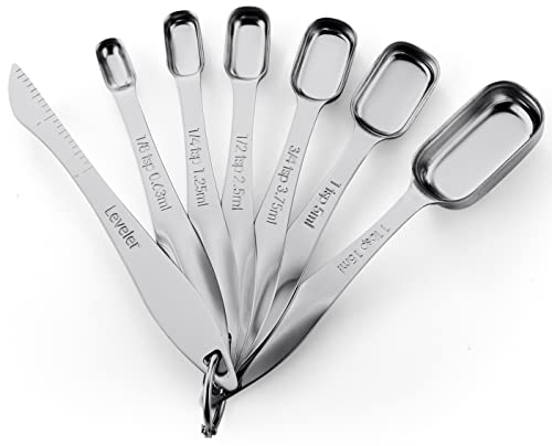 Image of Spring Chef Stainless Steel Measuring Spoons Set of 7
